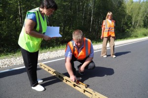 В Тульской области отремонтировали участок дороги Голодское – Суворов – Одоев